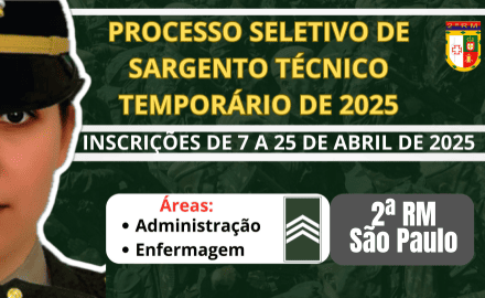 Sargento Técnico Temporário - 2RM