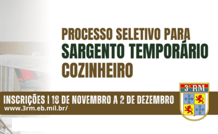 Sargento Técnico Temporário - 3RM