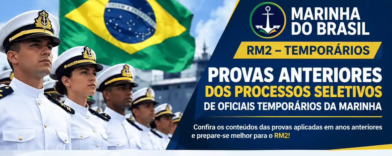 Provas anteriores de Temporários da Marinha