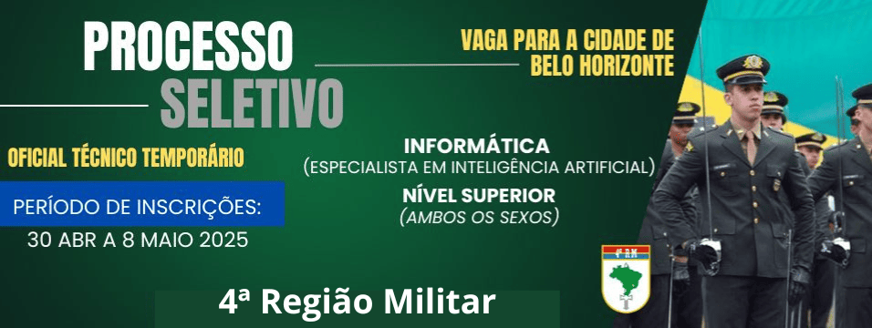 Oficial Técnico Temporário - 4RM
