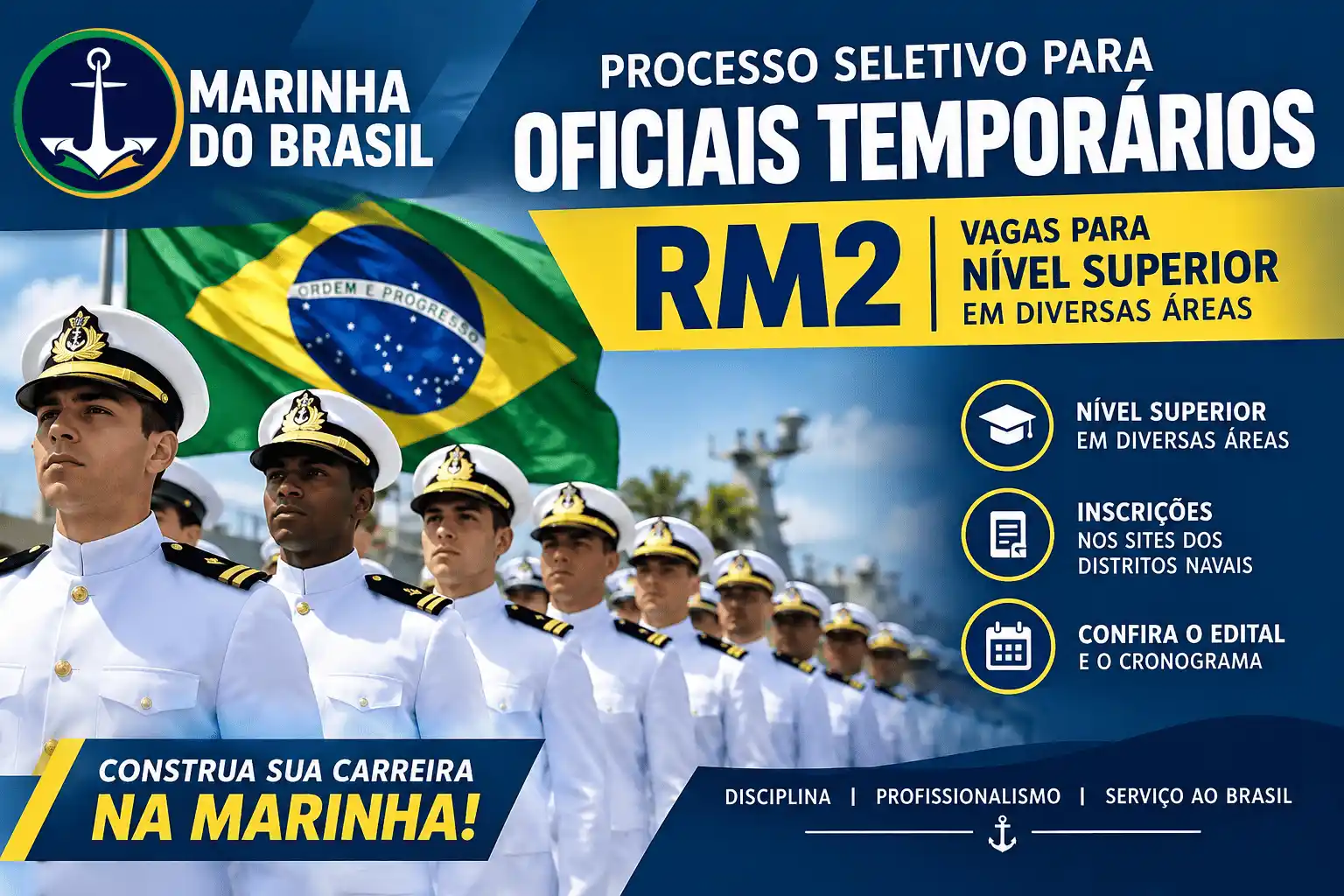 Processo Seletivo - RM2 Oficiais da Marinha