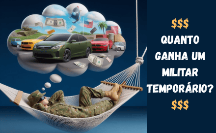 Quanto ganha um militar temporário